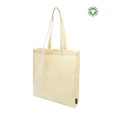 Picture of PAPA 5OZ ORGANIC COTTON ECO SHOPPER with Full Gusset & Long Handles.