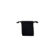 SMALL BLACK 5OZ COTTON DRAWSTRING POUCH image 2