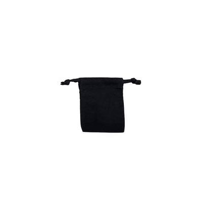 Picture of SMALL BLACK 5OZ COTTON DRAWSTRING POUCH