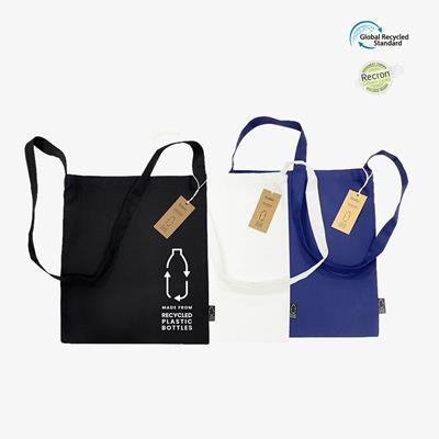Picture of SULI 5OZ RECYCLED RPET SHOPPER TOTE BAG with Long Handles