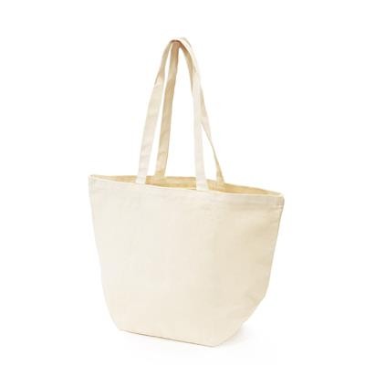 Picture of SOKWE NATURAL 100% CANVAS ECO 10OZ BAG with Bottom Gusset, Zipper Closure & Long Handles.