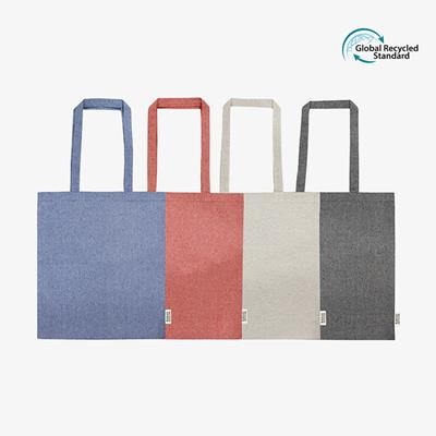 Picture of TUTU 5OZ RECYCLED COTTON RPET LONG HANDLE TOTE BAG