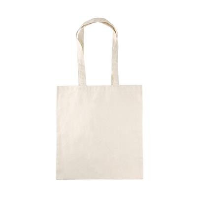 Picture of TAYA NATURAL 100% CANVAS ECO SHOPPER 8OZ TOTE BAG with Long Handles.