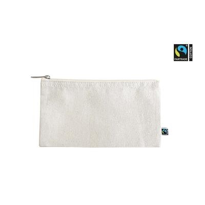 Picture of FUTI 10OZ FAIRTRADE NATURAL CANVAS ZIP POUCH