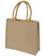 Picture of JUKO 70% JUTE 30% COTTON, JUTTON SHOPPER NATURAL TOTE BAG with Short Cotton Cord Handles