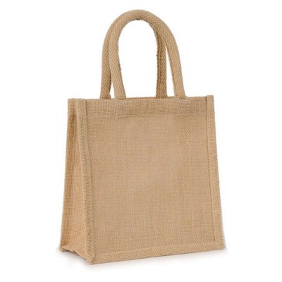 Picture of MINI JUTE BAG with Short Cotton Cord Handles