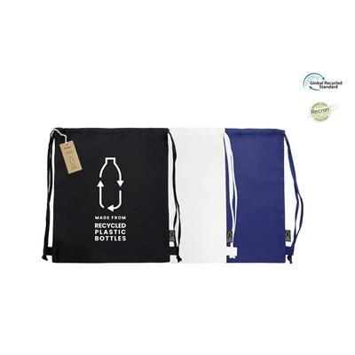 Picture of PANZI 5OZ RECRON GREENGOLD RPET DRAWSTRING BAG