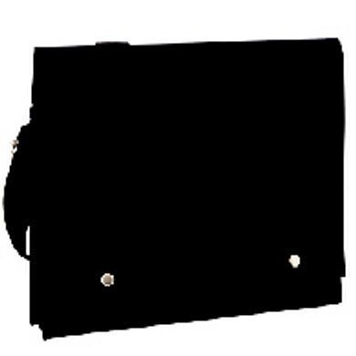 Picture of PIMBI 10OZ CANVAS MESSENGER BAG with Adjustable Strap Handles in Black
