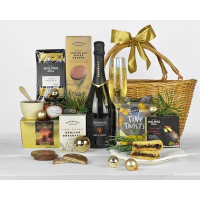Picture of MERRY CHRISTMAS GIFT BASKET FOC FULL COLOUR GIFT CARD.