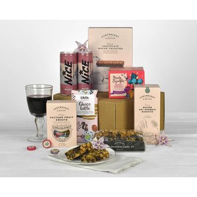 Picture of SUSTAINABLE WINE AND SWEETS TREATS FOC FULL COLOUR GIFT CARD.