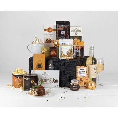 Picture of LUXURY CHRISTMAS BASKET FOC FULL COLOUR GIFT CARD