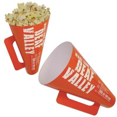 Picture of MEGAPHONE POPCORN HOLDER.