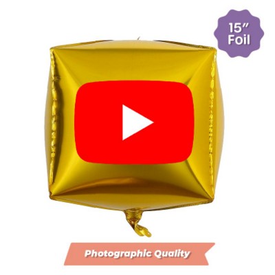 Picture of PRINTED 15 INCH 3D CUBEZ FOIL BALLOON