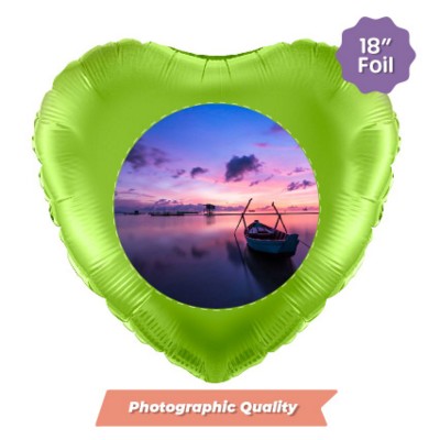 Picture of PRINTED 18 INCH HEART FOIL BALLOON