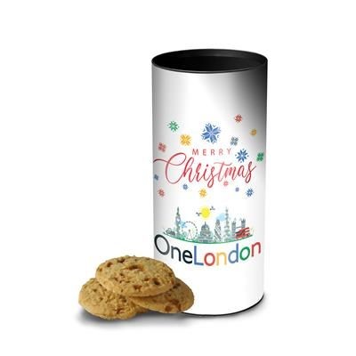 Picture of TOFFEE CRUNCH BISCUIT in a Personalised Tubby Tube 200G