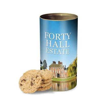 Picture of CHOCOLATE CHIP OATIE FLIP BISCUIT in a Personalised Teeny Tube 100G