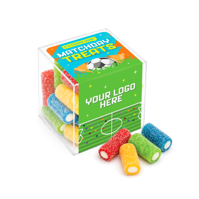 Picture of MATCHDAY TREATS - CLEAR TRANSPARENT CUBE - FIZZY BITES