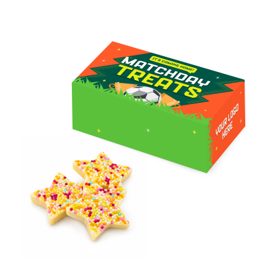 Picture of MATCHDAY TREATS - ECO MAXI BOX - WHITE CHOC JAZZIE STARS