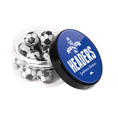 Picture of SCREW TOP JAR - CHOCOLATE FOOTBALLS