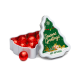 Picture of WINTER COLLECTION `25 - TREE TIN - RED FOILED BALLS