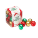 Picture of WINTER COLLECTION - CLEAR TRANSPARENT CUBE - SOLID CHOCOLATE BALLS