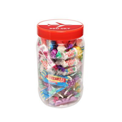 Picture of LARGE SWEETS JAR - RETRO MIX