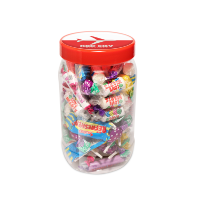 Picture of LARGE SWEETS JAR - RETRO MIX.