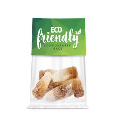 Picture of ECO RANGE - ECO INFO CARD - FIZZY COLA BOTTLES - 20G