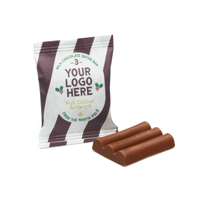 3 BATON CHOCOLATE BAR - 41% COCOA.