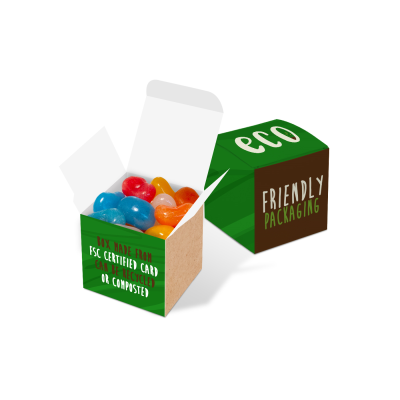 Picture of ECO RANGE – ECO MINI CUBE BOX - JOLLY BEANS