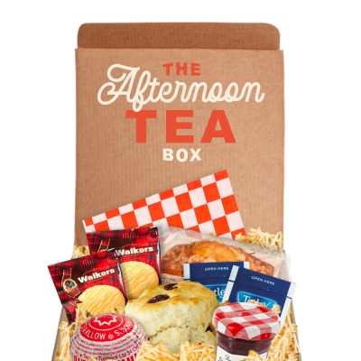 Picture of SQUARE GIFT BOX - AFTERNOON TEA