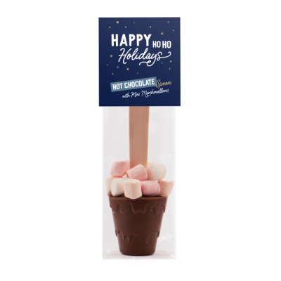 Picture of WINTER COLLECTION – INFO CARD - HOT CHOCOLATE SPOON - with Marshmallows