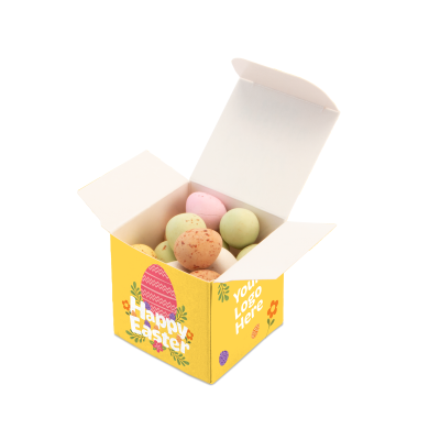 Picture of EASTER ECO MAXI CUBE of SPECKLED MINI EGGS