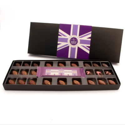 Picture of PLATINUM JUBILEE CHOCOLATE SELECTION BOX of CHOCOLATE TRUFFLES
