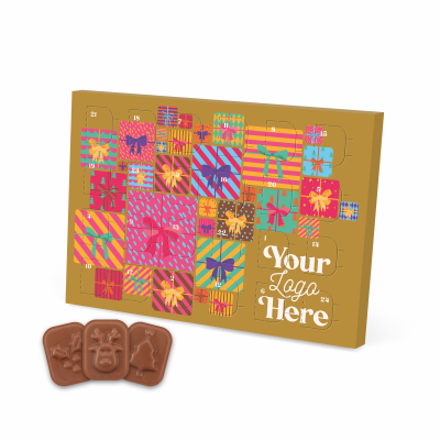 Picture of WINTER COLLECTION - A5 ADVENT CALENDAR - MILK CHOCOLATE - 41% COCOA