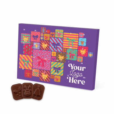 Picture of WINTER COLLECTION - A5 ADVENT CALENDAR - VEGAN DARK CHOCOLATE - 71% COCOA