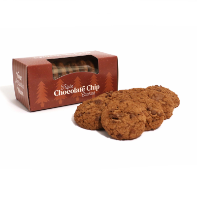 Picture of WINTER COLLECTION – ECO BISCUIT BOX - TRIPLE CHOCOLATE CHIP BISCUIT