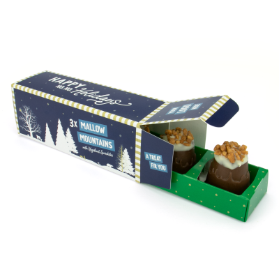 Picture of WINTER COLLECTION – ECO SLIDING BOX - MALLOW MOUNTAIN with Hazelnut Sprinkles* - X3
