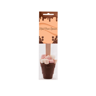 Picture of WINTER COLLECTION - INFO CARD - HOT CHOCOLATE SPOON - with Marshmallows