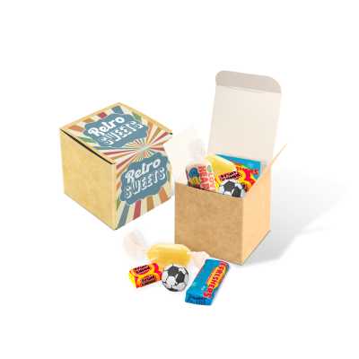 Picture of ECO RANGE - ECO KRAFT CUBE - RETRO SWEETS