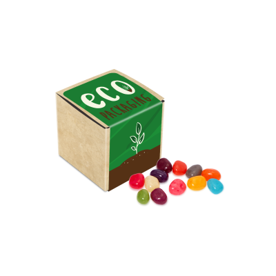Picture of ECO RANGE - ECO KRAFT CUBE - JELLY BEANS FACTORY® - 50G