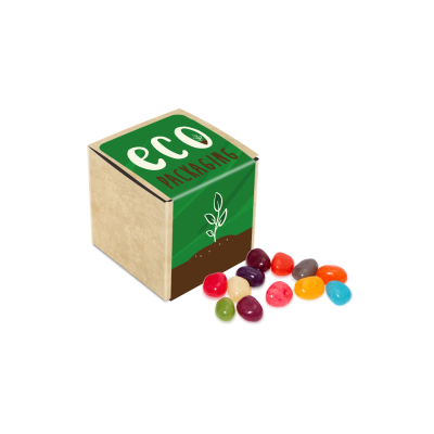 Picture of ECO RANGE - ECO KRAFT CUBE - JELLY BEANS FACTORY® - 50G.