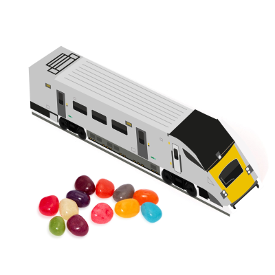 Picture of ECO RANGE - ECO TRAIN BOX - JELLY BEANS FACTORY®.