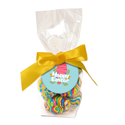 Picture of EASTER - SWING TAG BAG - CREAM N CRUNCH MINI EGGS.