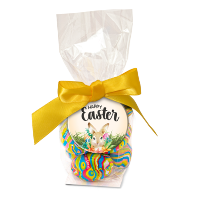 Picture of EASTER - SWING TAG BAG - CREAM N CRUNCH MINI EGGS.