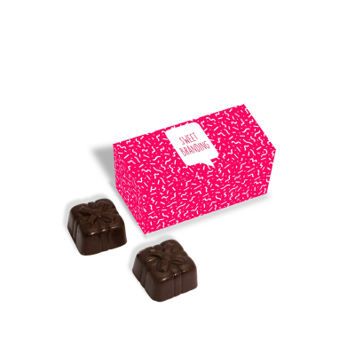 Picture of ECO RANGE - TWO CHOC BOX - 2X CHOCOLATE TRUFFLES