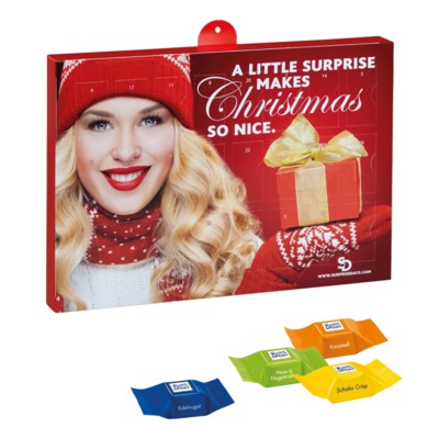 Picture of PREMIUM GIFT ADVENT CALENDAR BUSINESS with Ritter Sports Choco Cubes.