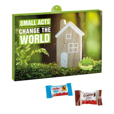 Picture of PREMIUM GIFT ADVENT CALENDAR ECO BUSINESS with Kinder Minis.