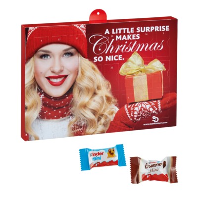 Picture of PREMIUM GIFT ADVENT CALENDAR BUSINESS with Kinder Minis.