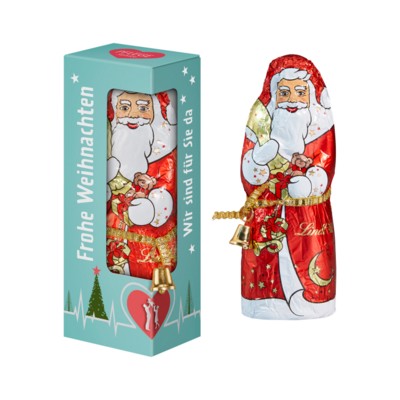 Picture of LINDT & SPRÜNGLI FATHER CHRISTMAS iin a Gift Box.